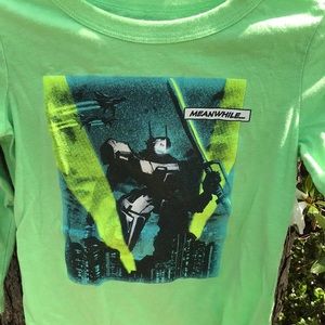Oshkosh B’Gosh Green Long Sleeves Tee Meanwhile…Robot City Invader Alien 6